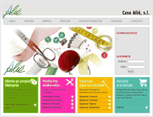 Tablet Screenshot of casaalie.com